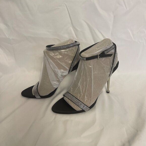 NWT Nine West Women's Rhinestone Embellished Strappy Heels size 7.5 - Picture 2 of 5